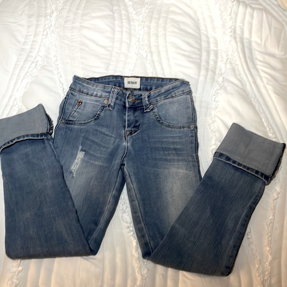 Cuffed Hudson Jeans